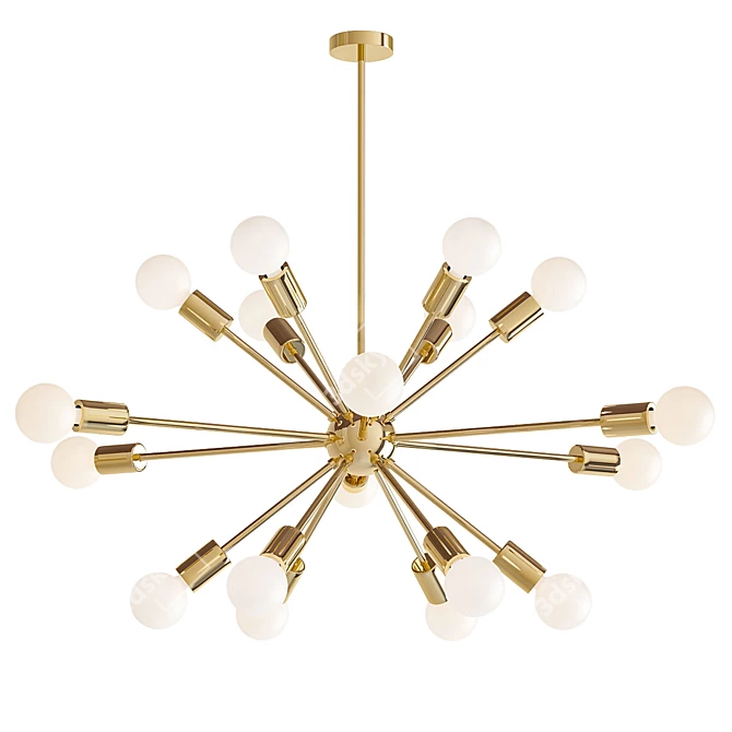 Modern Chandelier Collection 3D model image 3