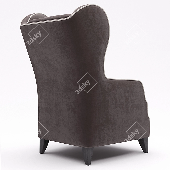 Tosconova Lyra Armchair: Stylish and Comfortable 3D model image 4