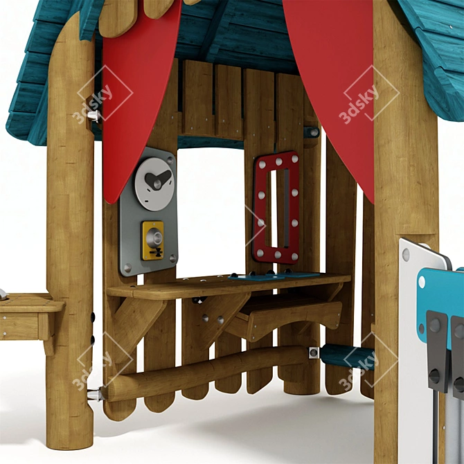 Kompan Theatre & Music Cottage - Immersive Play Experience 3D model image 4