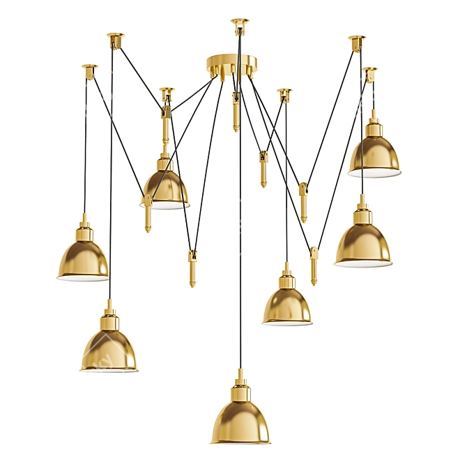 Modern Pendant Collection 3D model image 4