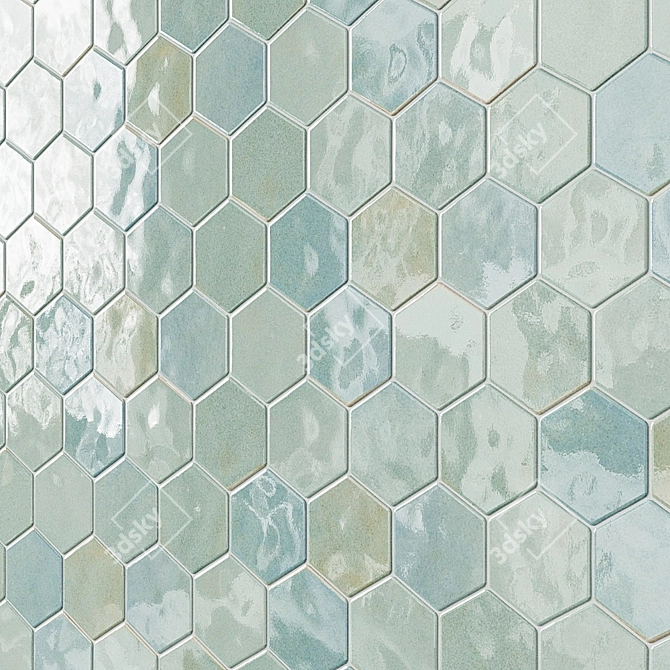 Stylish Hexagonal Tiles for every space 3D model image 5