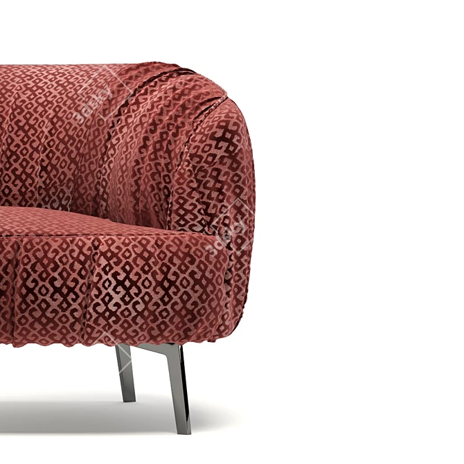 Sophisticated Tosconova Armchair 3D model image 2