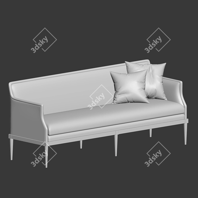 Laval Sofa: Unparalleled Comfort & Style 3D model image 2