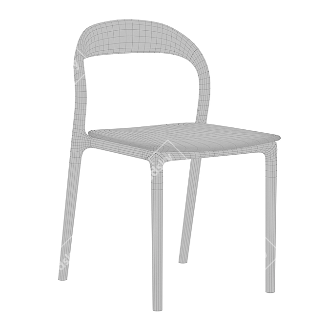 Neva Light Chair: Artisan Industrial Design 3D model image 3