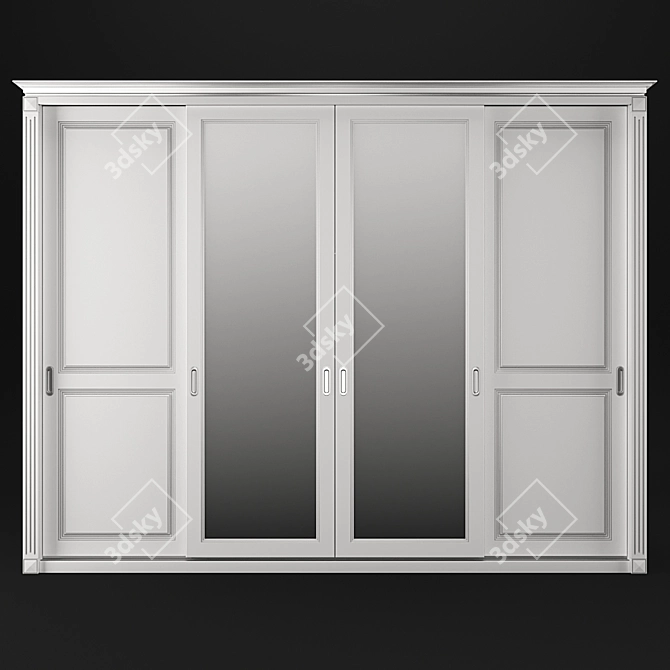 Custom-made Wardrobe with PBR-ready Finish 3D model image 1