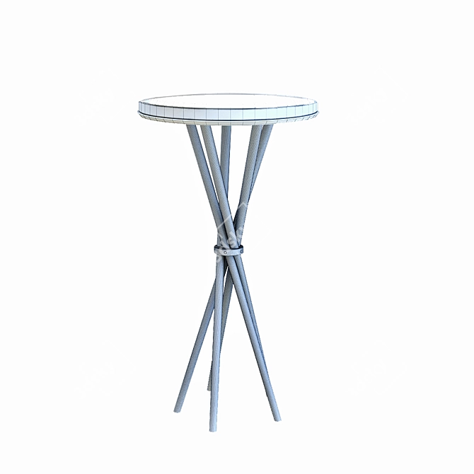 Modern Side Table with 3dsmax & Vray 3D model image 4