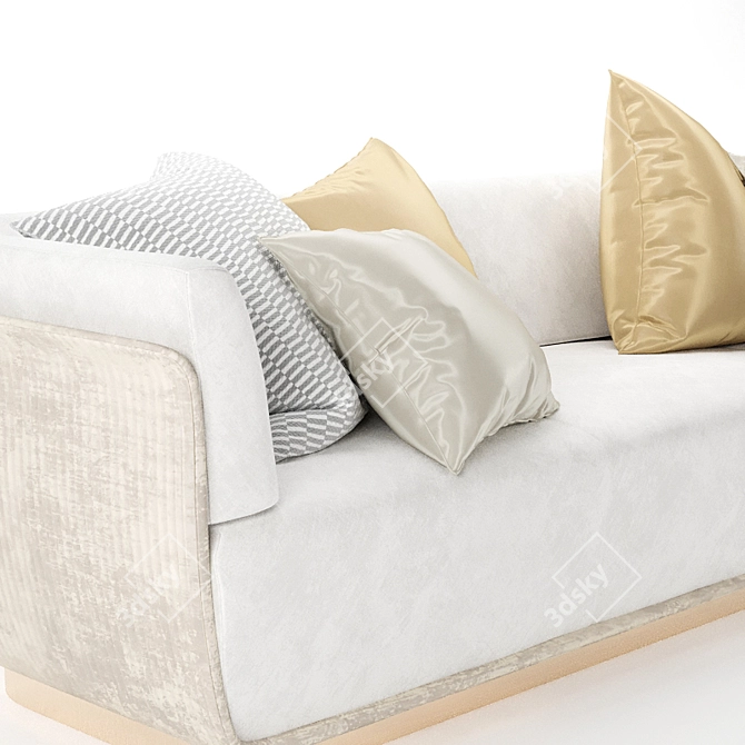 Allure Capital Luxurious Sofa 3D model image 4