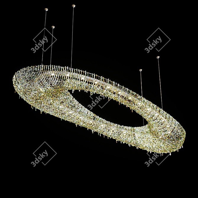 Title: Manooi Artica Chandelier - Timeless Elegance 3D model image 2