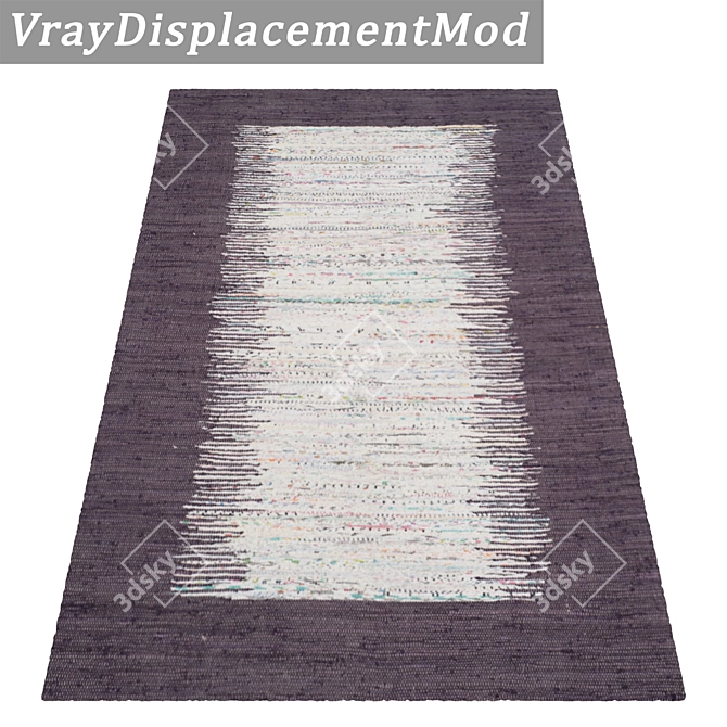 Luxury Textured Carpet Set 3D model image 3