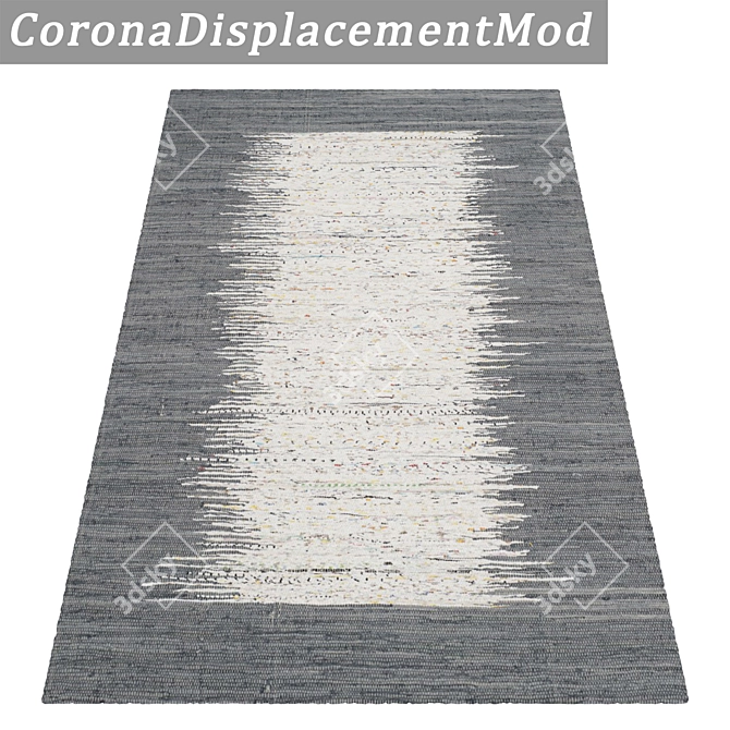 Luxury Textured Carpet Set 3D model image 4