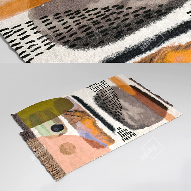 Handmade Seasons Rug | Studio Kononenko 3D model image 3