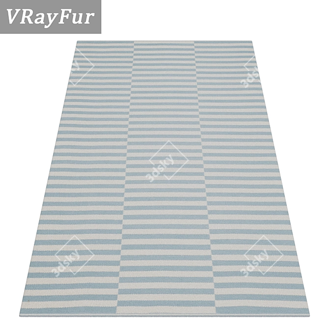 High-Quality Carpet Set 3D model image 2