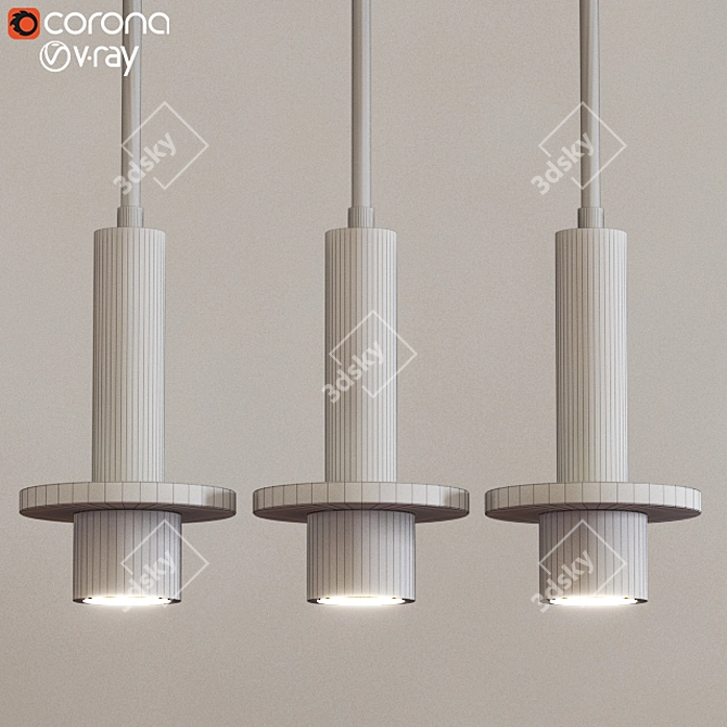 Modern 3D Lamp Design 3D model image 5