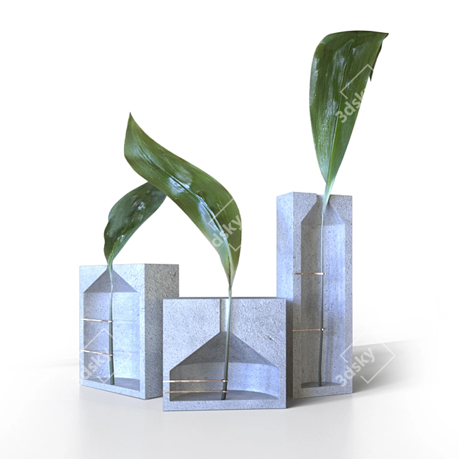 Ethereal Planter Collection by Studio Iludi 3D model image 1