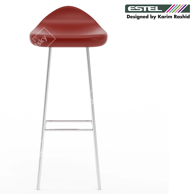 Futuristic Estel Chair Set 3D model image 3