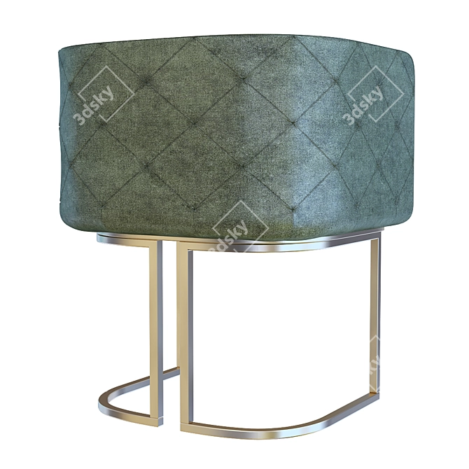 Modern Green Chair with 3DsMax & VRay Support 3D model image 2