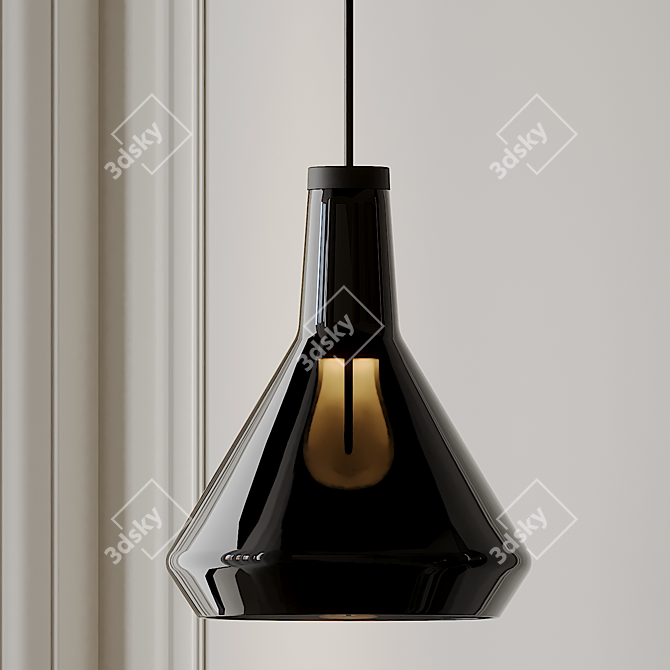 Modern Drop Top Lamp Shade Set 3D model image 2