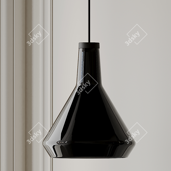 Modern Drop Top Lamp Shade Set 3D model image 3