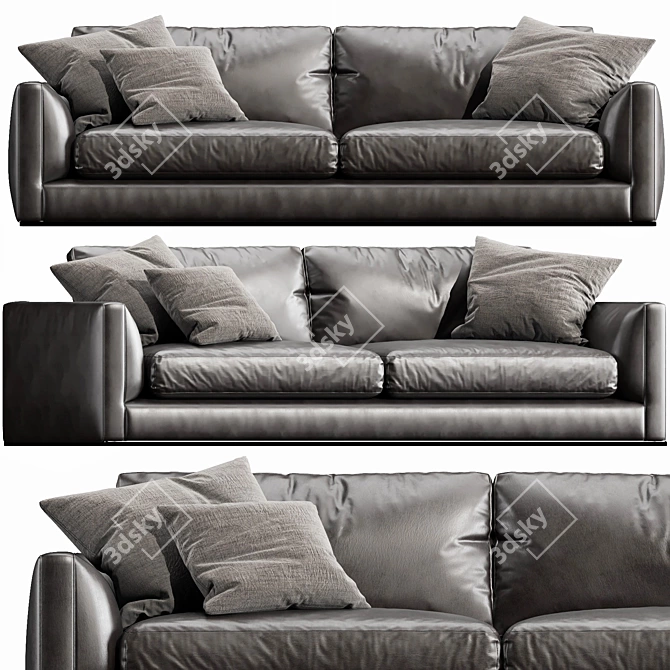 Sleek Richard Sofa: Modern Elegance for Your Living Space 3D model image 1