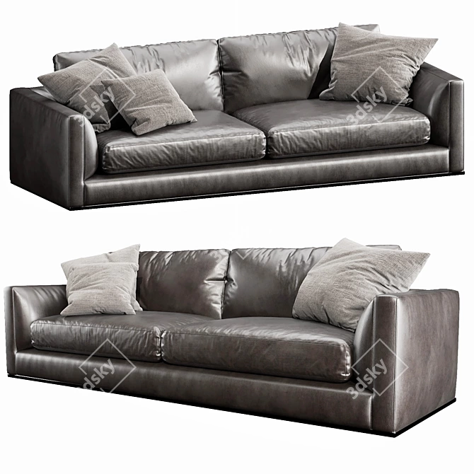 Sleek Richard Sofa: Modern Elegance for Your Living Space 3D model image 2