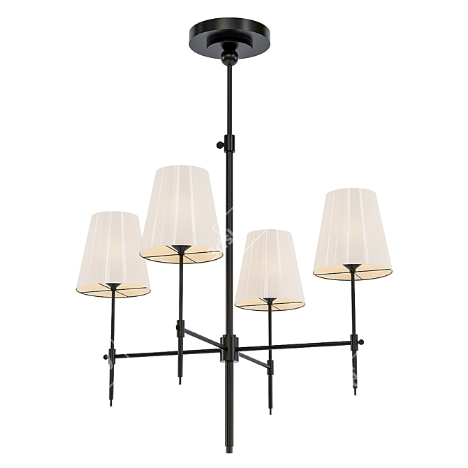 Classic Elegance: Thomas O'Brien Chandelier 3D model image 1