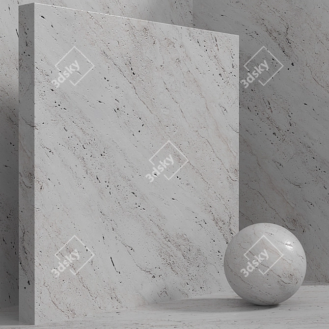 Seamless Stone Set 142 - High-Quality Material for Box Scenes 3D model image 5