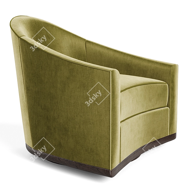 Aspen Swivel Lounge Chair 3D model image 4