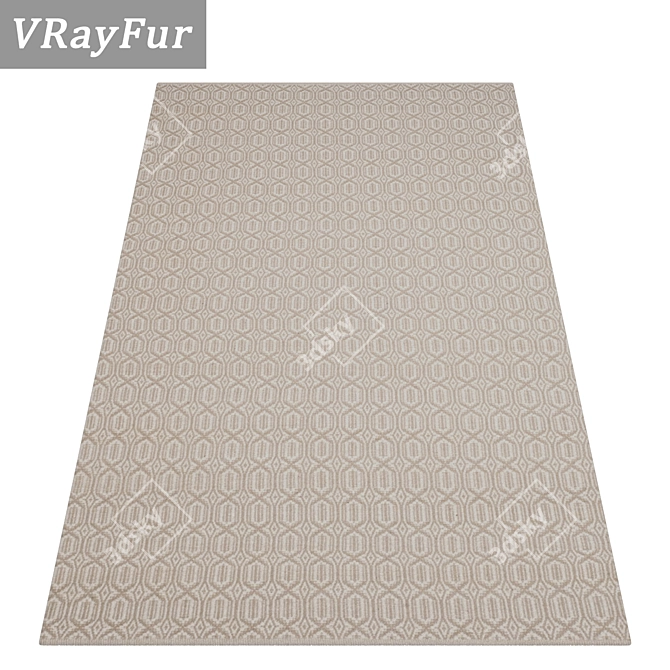 Luxury Carpet Set: High Quality Textures 3D model image 2