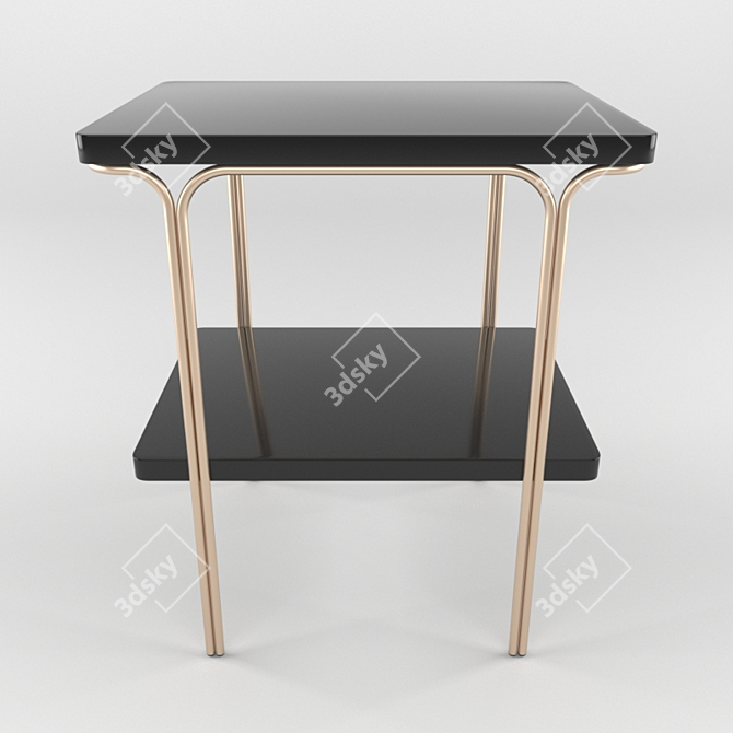 Luxore Double Coffee Table 3D model image 1