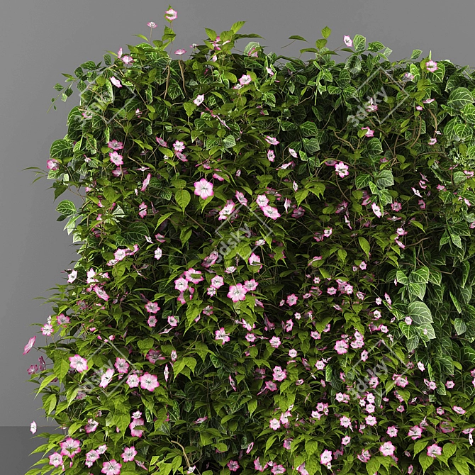 Polys Verts Vertical Garden: 078 3D model image 2