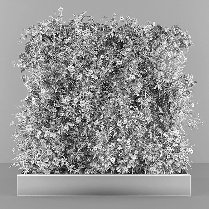 Polys Verts Vertical Garden: 078 3D model image 3