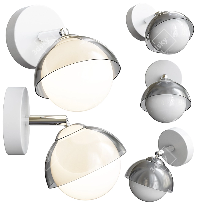 Sleek Lumion Neruni Wall Lamp 3D model image 1