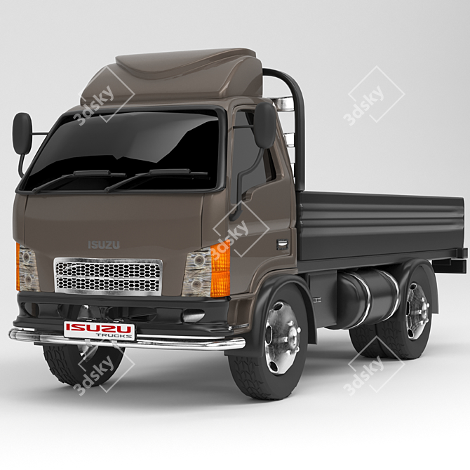 Polygon Truck Collection: High-Quality 3D Models 3D model image 3