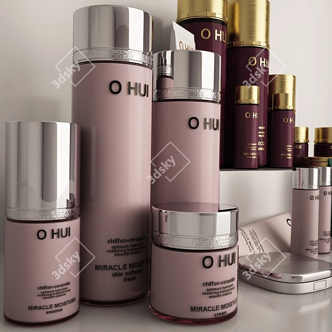 O HUI Cosmetics Set: Korean Beauty at its Best 3D model image 3