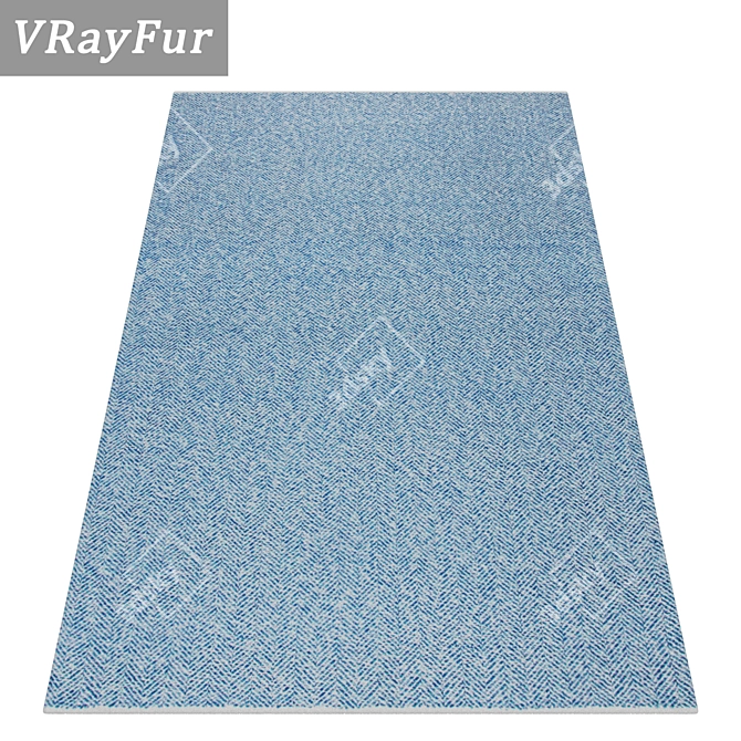 Luxury Carpet Set: Versatile High-Quality Textures 3D model image 2