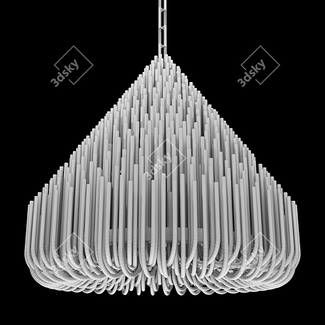 Magnificent Lasvit Ludwig Chandelier 3D model image 3