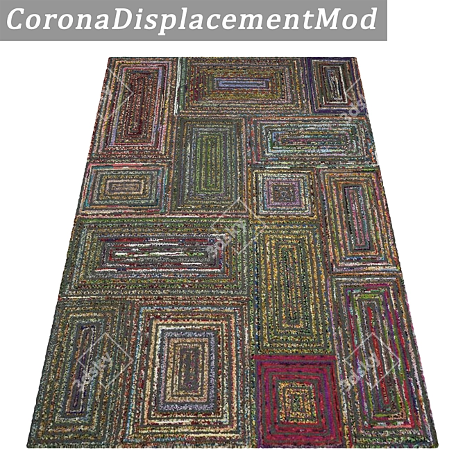 Luxury Carpet Set 3D 3D model image 4