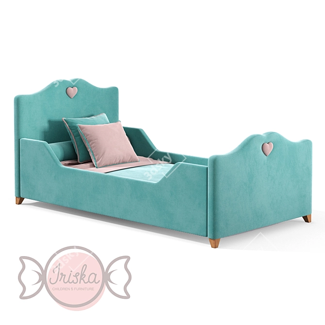 Iriska Baby Bed Melissa: Superior Quality & Stylish Design 3D model image 1