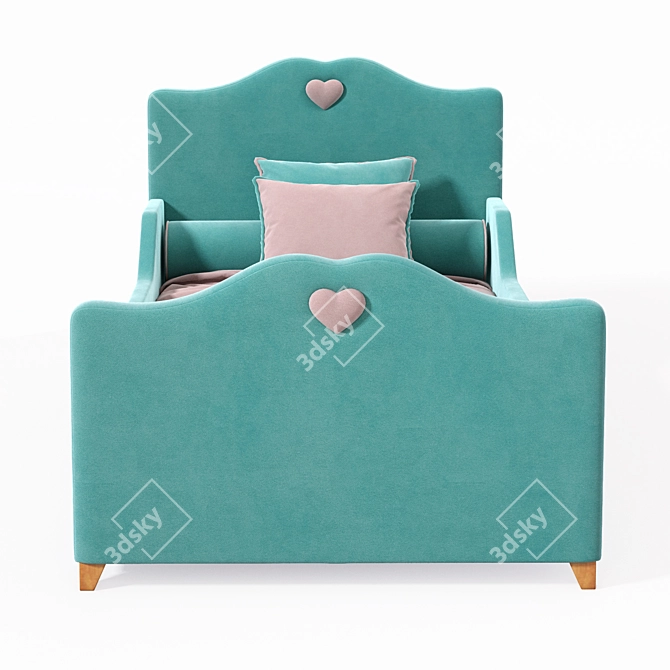 Iriska Baby Bed Melissa: Superior Quality & Stylish Design 3D model image 2