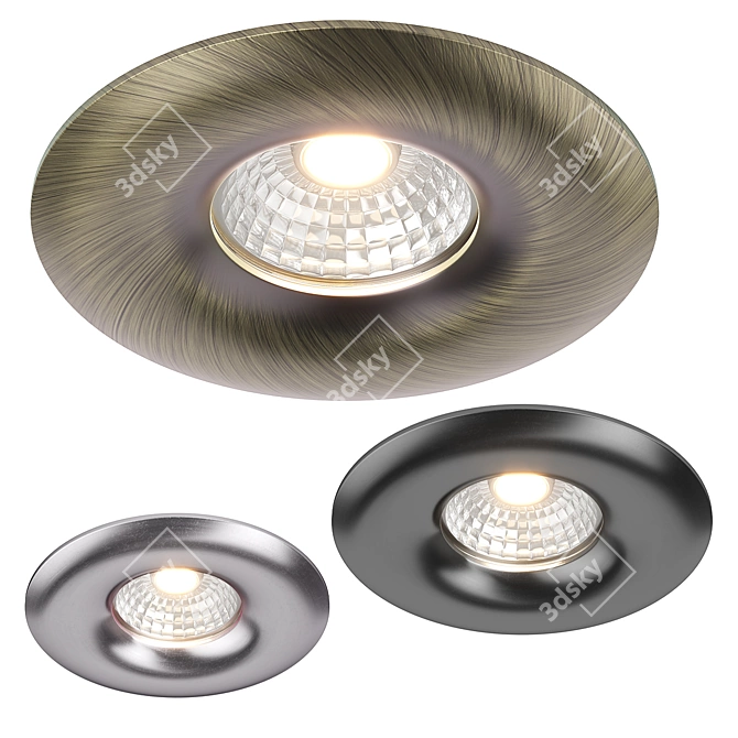 Levigo Lightstar: Versatile Recessed Spotlights 3D model image 1