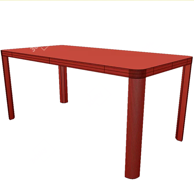 Versatile Tingby - Ikea: 900x1800x800mm 3D model image 4