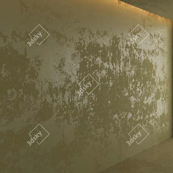 Premium Decorative Plaster Kit 3D model image 3