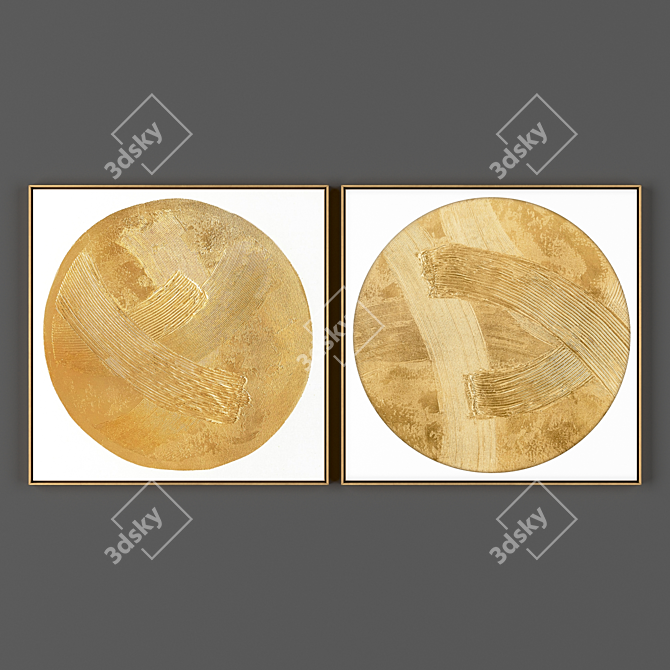 Artistic Frames Collection 3D model image 1