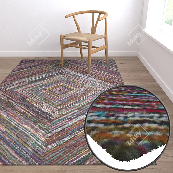 High-Quality Carpet Set for Versatile Render 3D model image 5