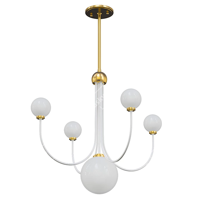 Modern Chandelier Collection 3D model image 5