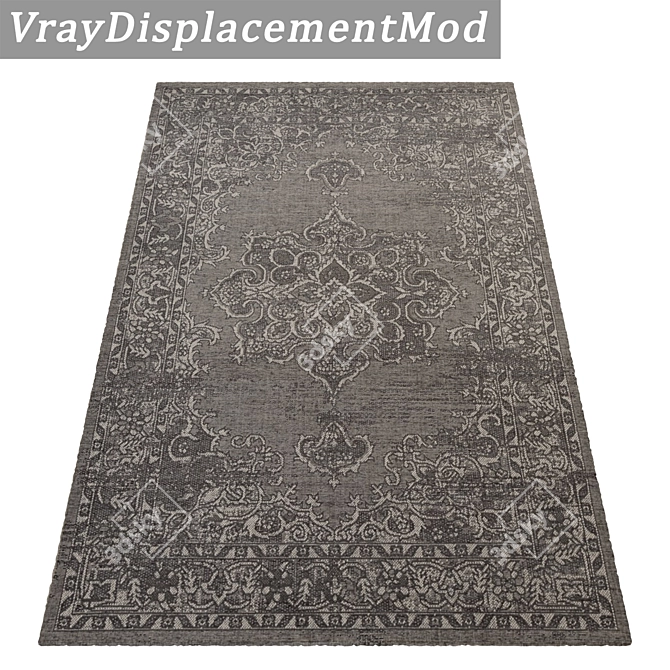Luxury Carpet Set: High-Quality Textures For Versatile Use 3D model image 3