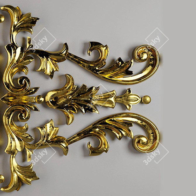 3D Trim Ornament Set 3D model image 3