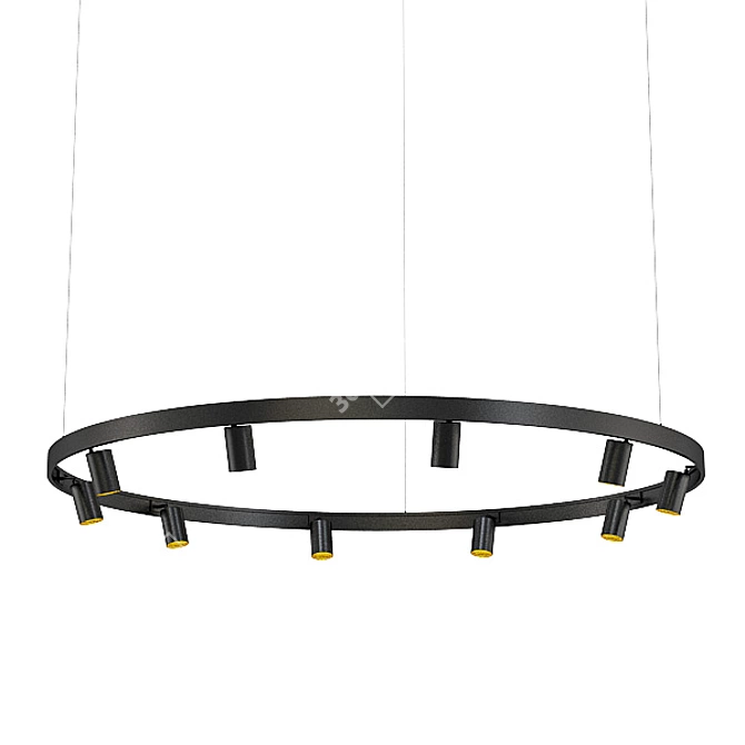 Modern Chandeliers Collection 3D model image 4