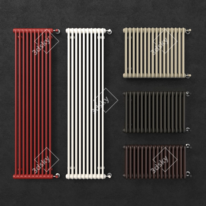 Irsap Tesi Tubular Radiator 3D model image 2