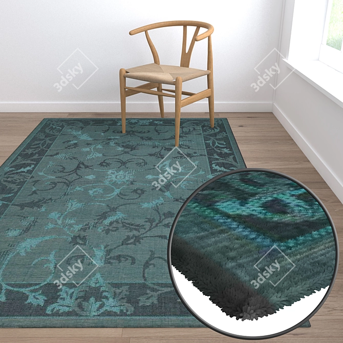 High-Quality Carpet Set 3D model image 5